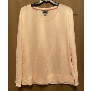 NWT Reebok ladies light pink thin long sleeve top size 2XL
